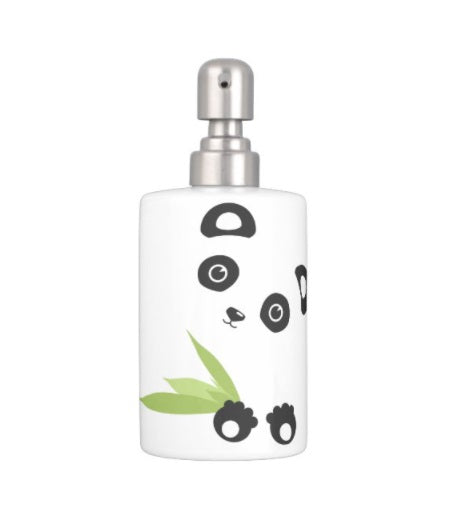 Panda Print Soap Dispenser