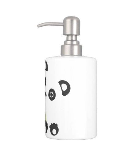 Panda Print Soap Dispenser