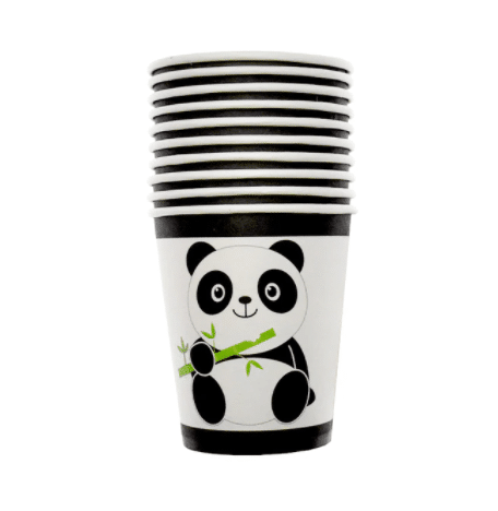 Panda Print Party Cups (10 ct)