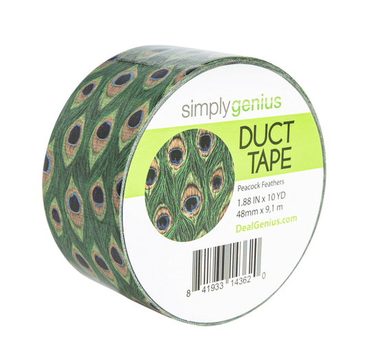 Peacock Print Duct Tape (10 yd)