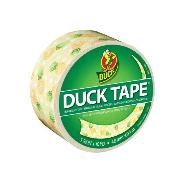 Pineapple Print Duct Tape (10 yards)