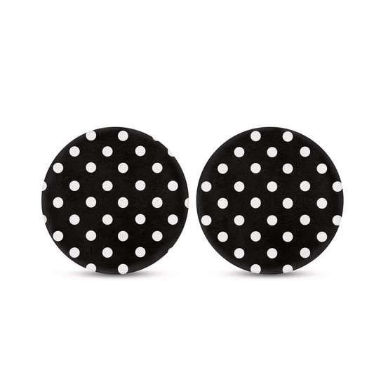 Polka Dot Print Car Coasters (2 Pack)