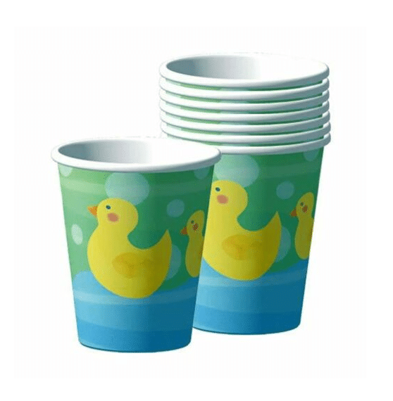 Rubber Duck Print Party Cups (9oz - 16 ct)