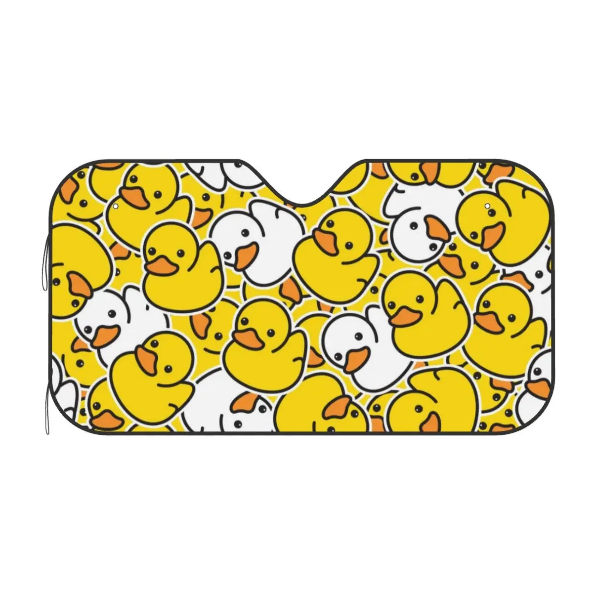 Rubber Duck Print Car Windshield Sun Shade