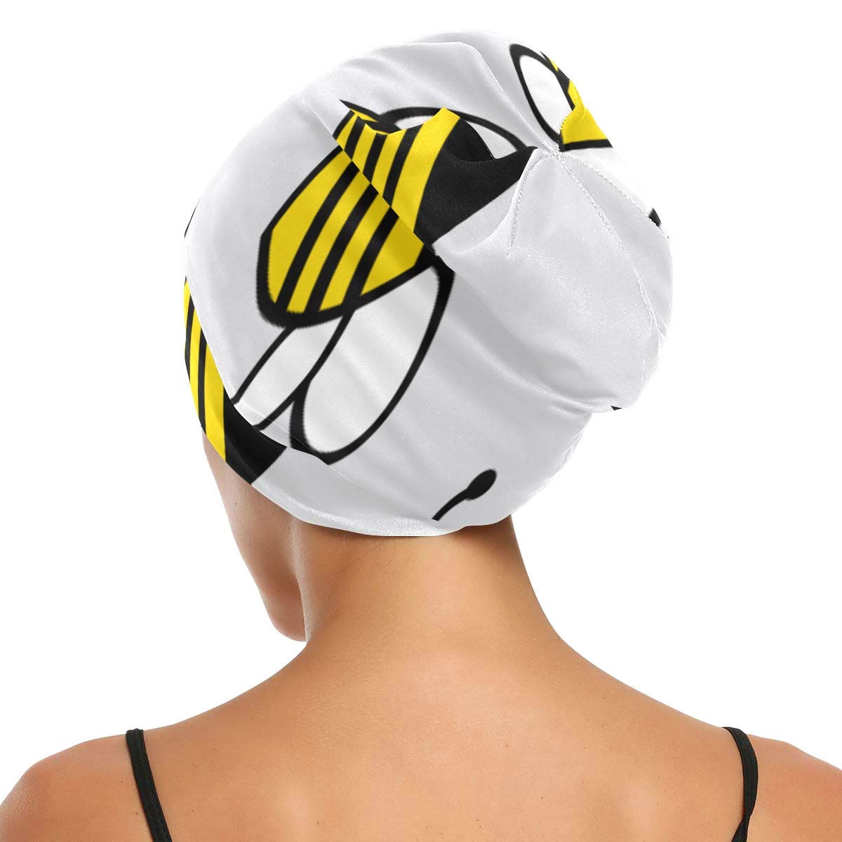 Bee Print Sleeping Caps