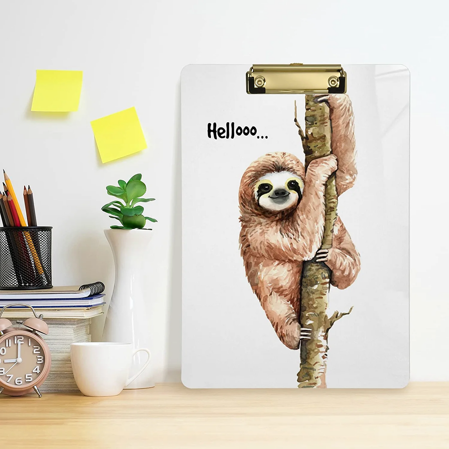 Sloth Print Clipboard