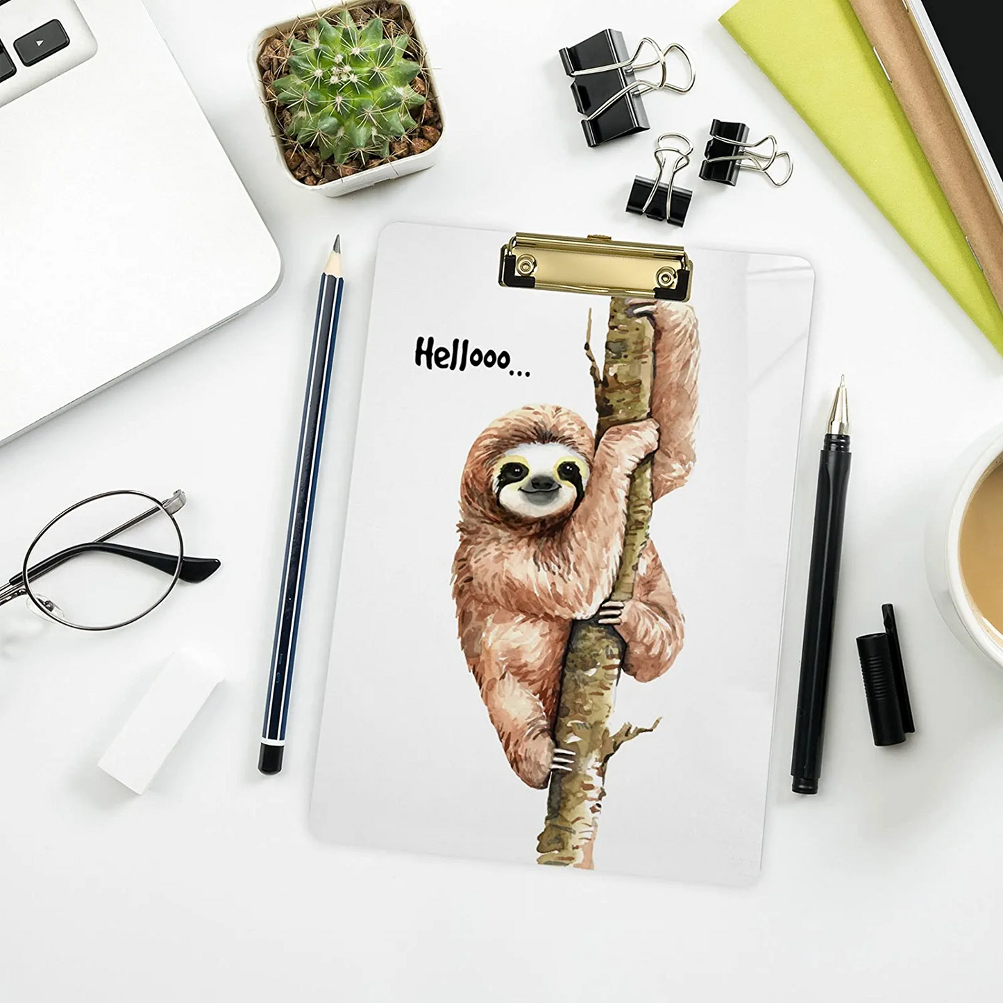 Sloth Print Clipboard