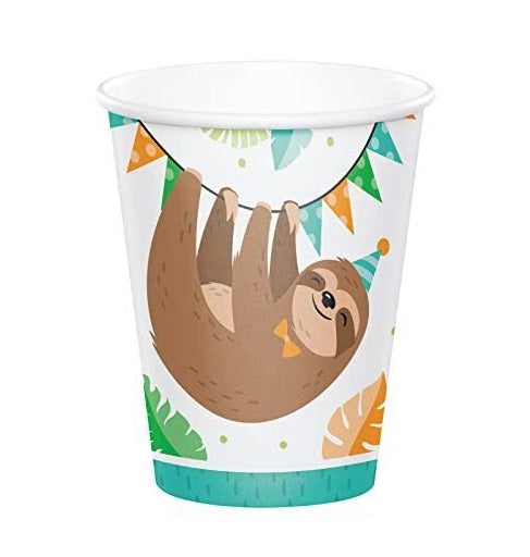 Sloth Print Party Cups (9 oz - 32 ct)