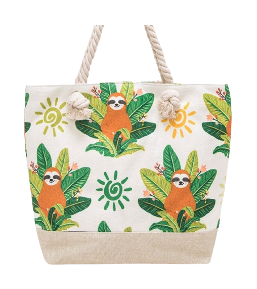 Sloth Print Tote Bag