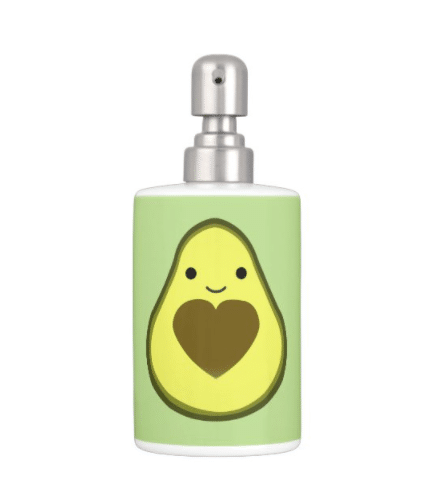 Avocado Print Soap Dispenser