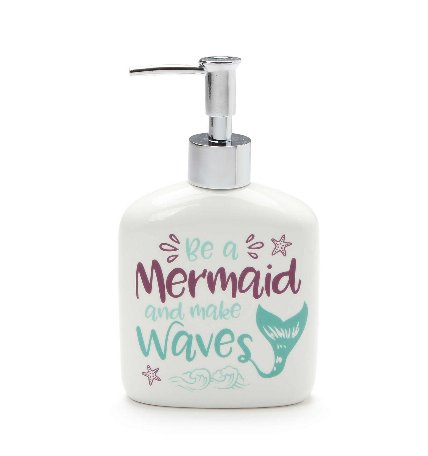 Mermaid Print Soap Dispenser