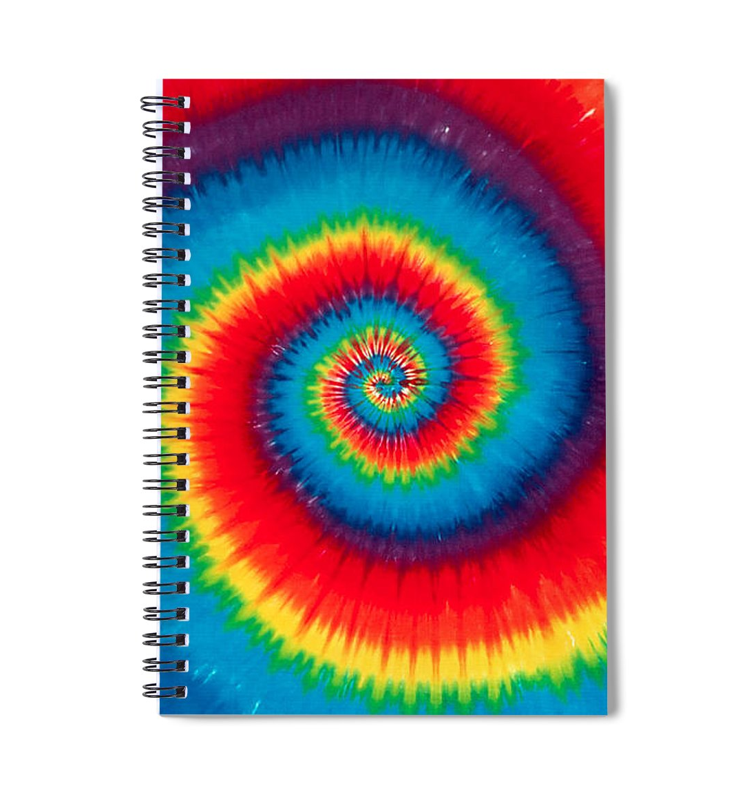 Tie Dye Spiral Notebook