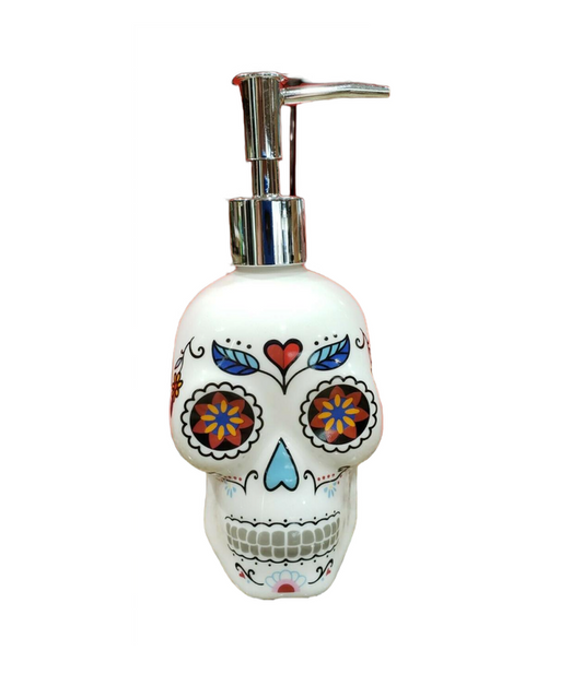 Sugar Skull Print Soap Dispenser