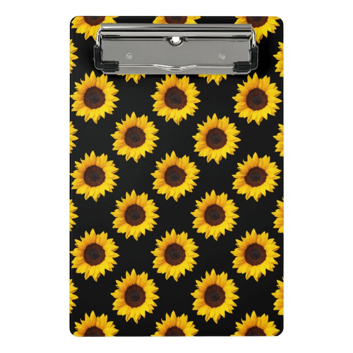 Sunflower Print Clipboard