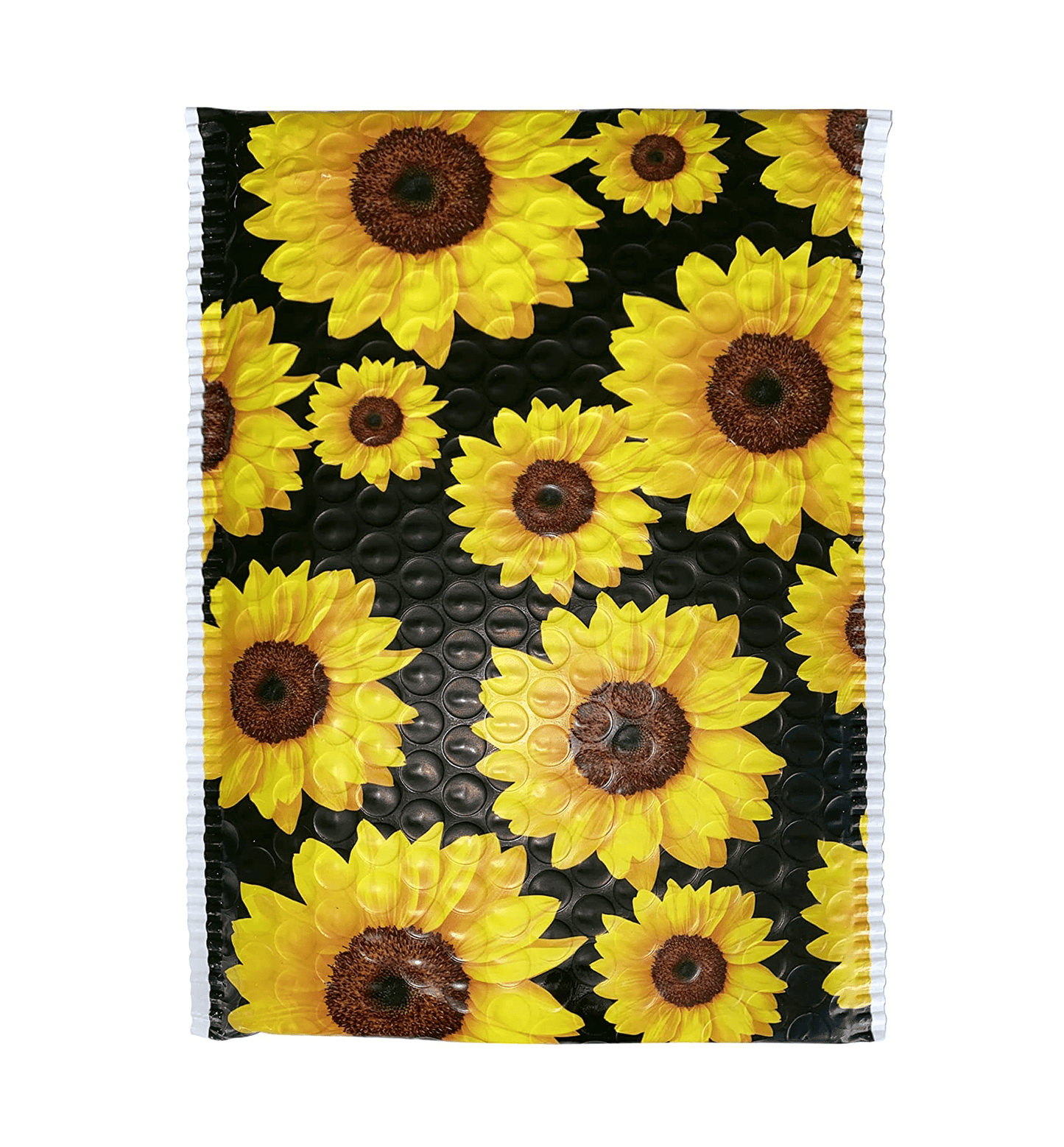 Sunflower Print Bubble Mailers (6x9" in, 50 ct)