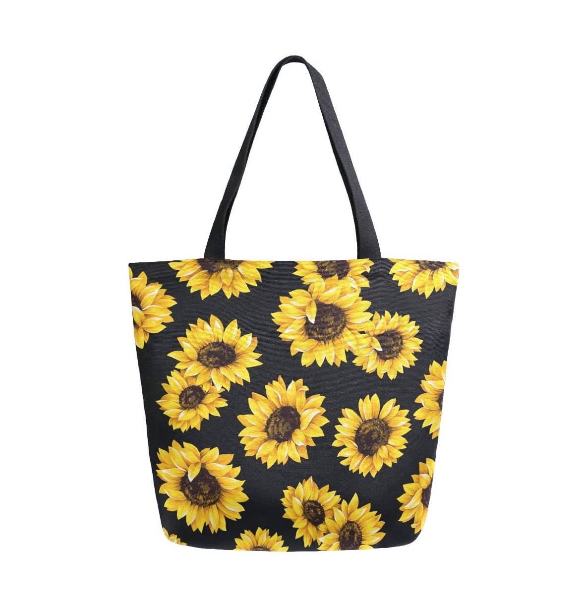 Sunflower Print Tote Bag