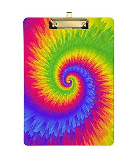 Tie Dye Clipboard