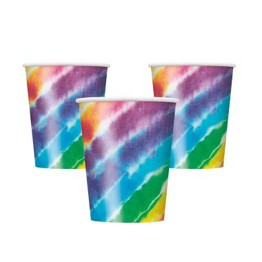 Tie Dye Party Cups (9oz - 8 ct)