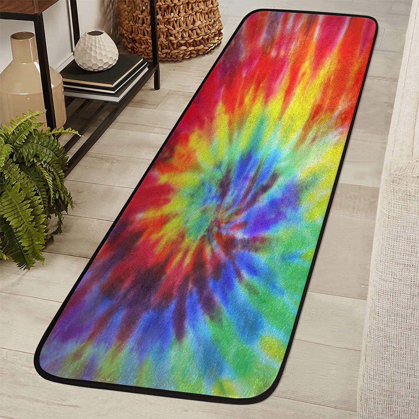 Tie Dye Print Floor Runner (1ct - 6' x 2' ft)