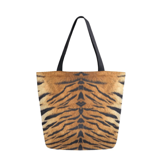 Tiger Print Tote Bag