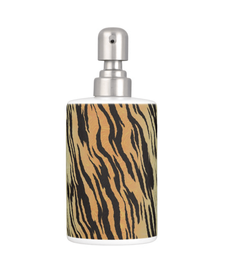 Tiger Print Soap Dispenser