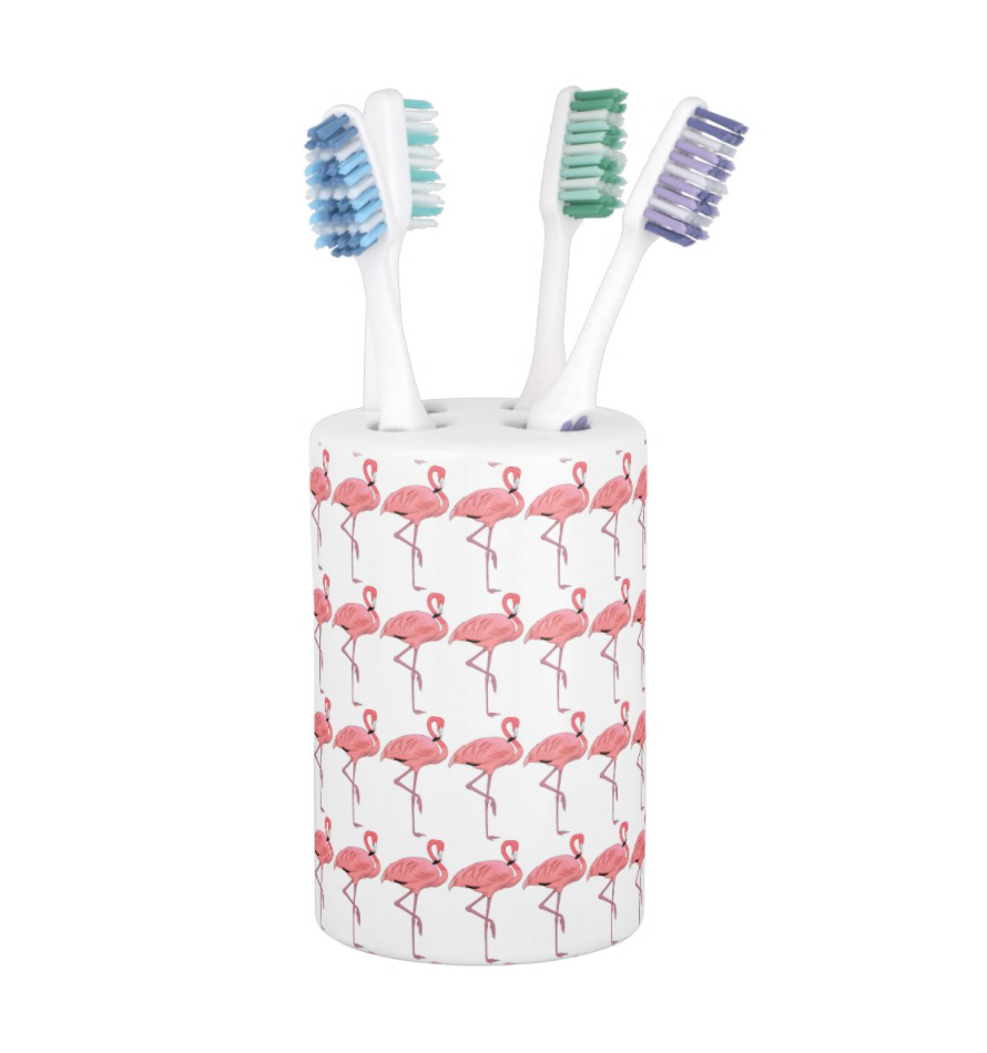 Flamingo Toothbrush Holder