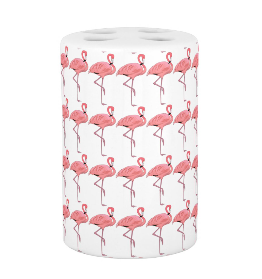 Flamingo Toothbrush Holder