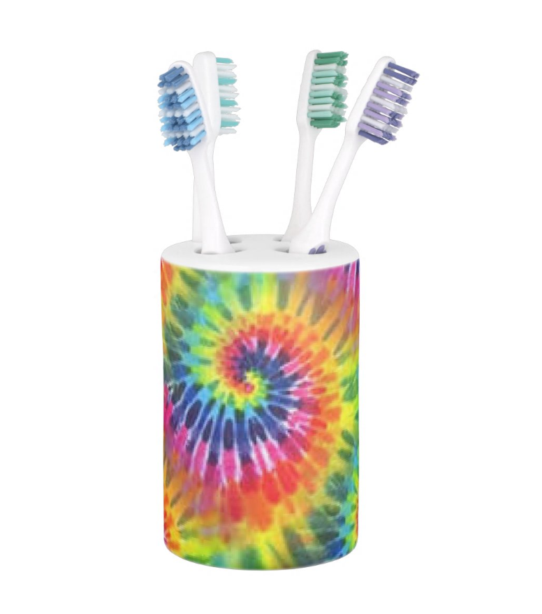 Tie Dye Toothbrush Holder