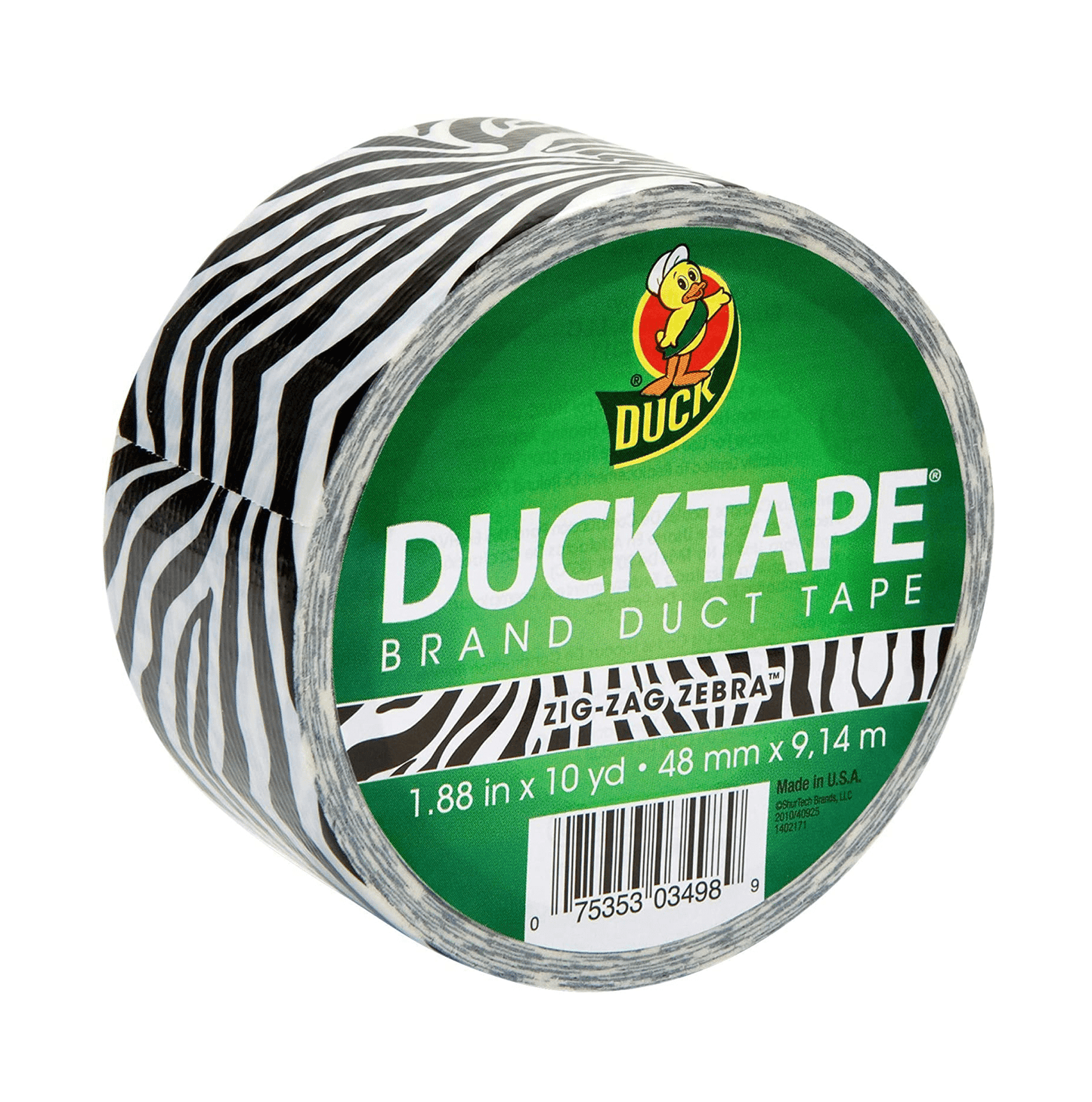 Zebra Print Duct Tape (10 yards)